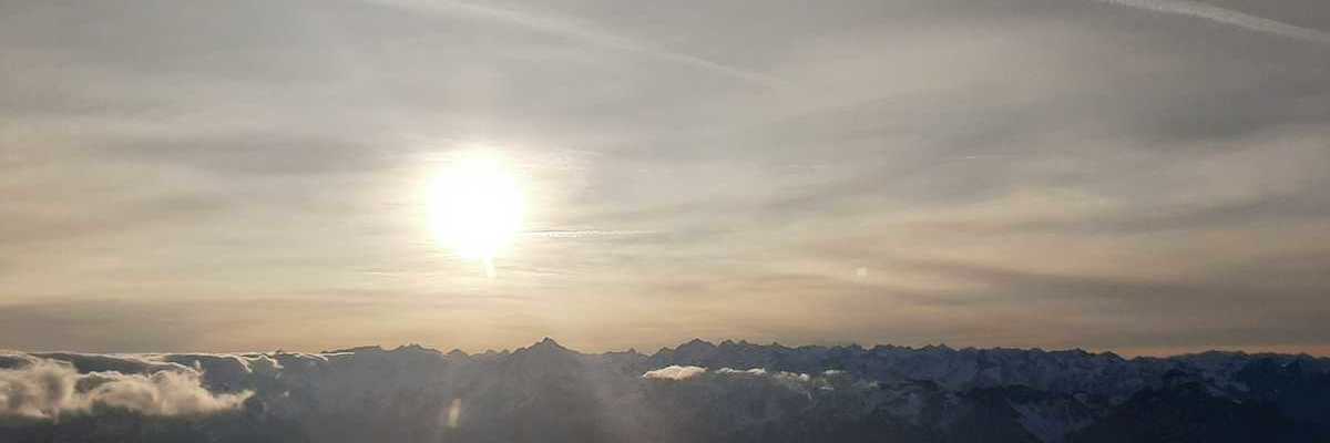 Flugwegposition um 14:13:55: Aufgenommen in der Nähe von Innsbruck, Österreich in 1416 Meter
